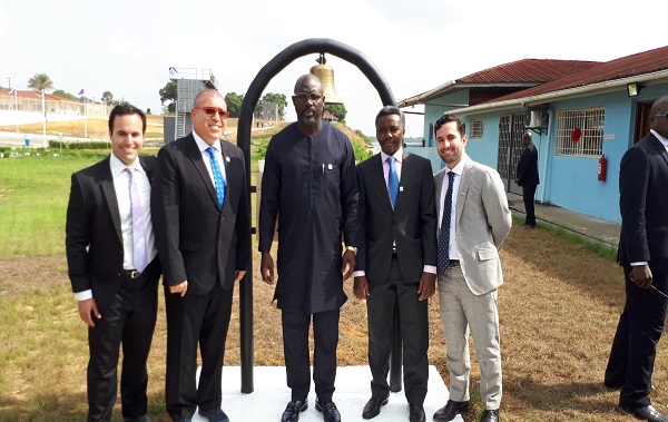 President Gearge M Weah visit Feb 2018 with LISCR Co-Chairmen